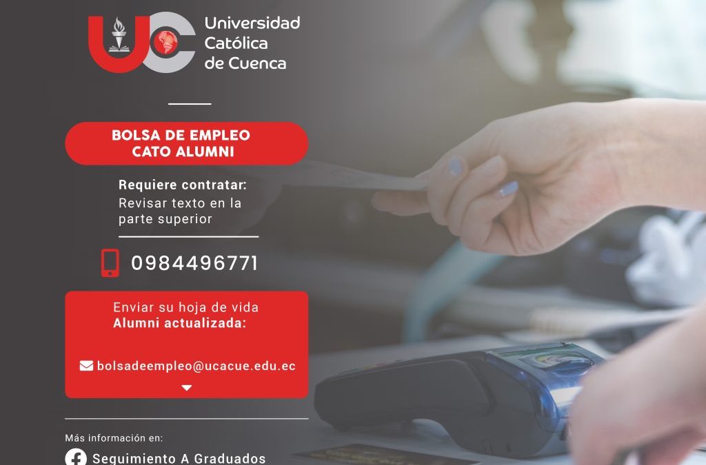 Importante Institución Financiera, requiere contratar para la ciudad de Macas, Sucúa, profesional en áreas Administrativas.