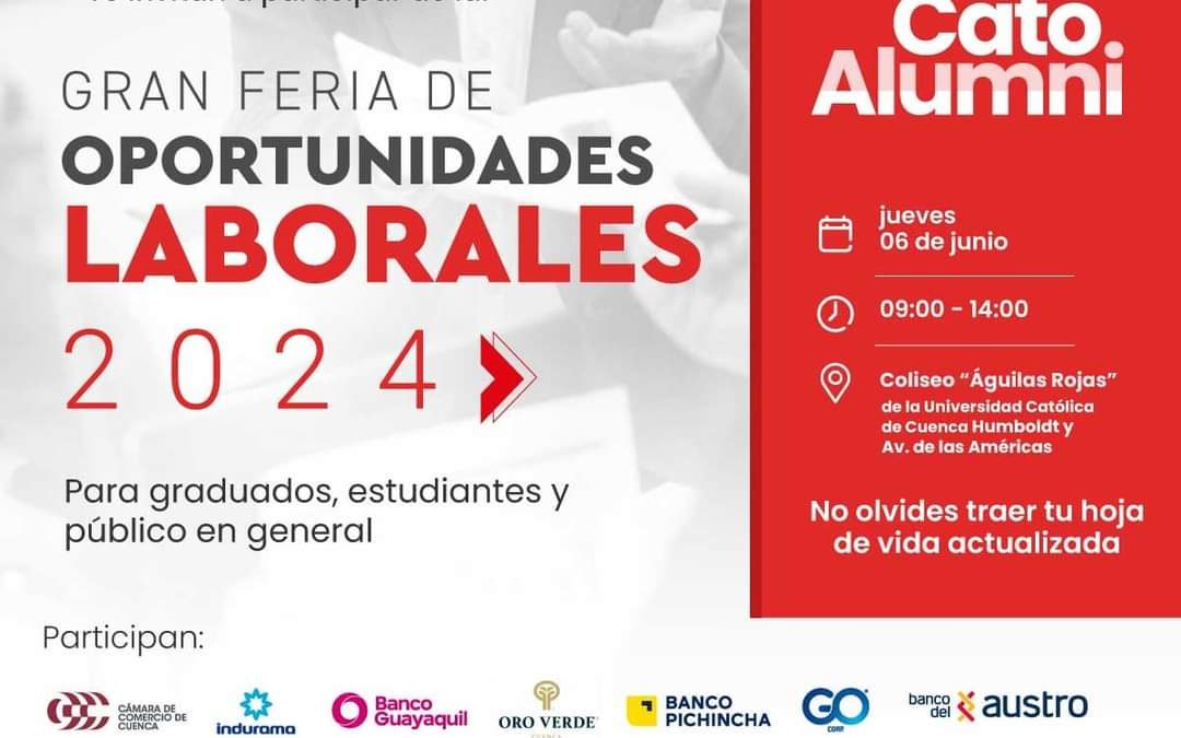 GRAN FERIA DE OPORTUNIDADES LABORALES 2024!!